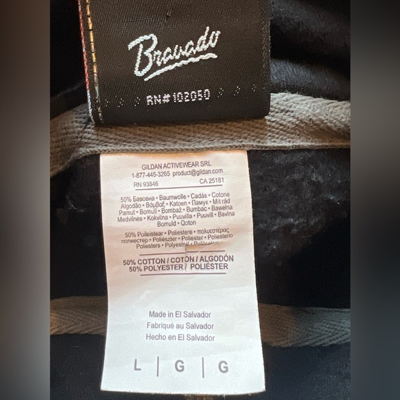 Harley Davidson Sweatshirt Mens Black L Motorcycle 1/4 Zip Skull Eagle Wisconsin - Picture 13 of 14